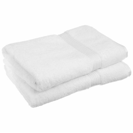 SUPERIOR Superior Egyptian Cotton 2-Piece Bath Sheet Set  White NS BSHEET WH